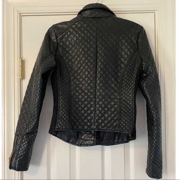 Therapy Quilted Faux Leather Jacket - Picture 3 of 3